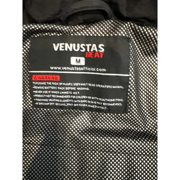Venustas Heated Vest Men's Medium Black Quilted Puffer | No Battery | Workwear - Picture 3 of 16